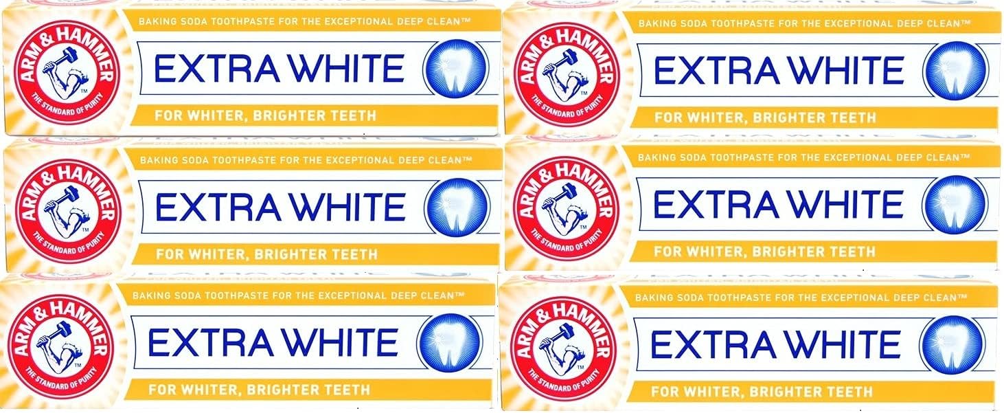 Arm & Hammer Extra White Complete Care Toothpaste, 6 x 125 g